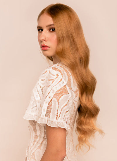 Extensions de cheveux à clip Ultimate Volume 24 pouces  #14 Blond Foncé