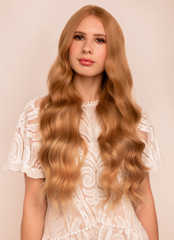 24palcové clip-in prodloužení vlasů Ultimate Volume  #14 Tmavá blond