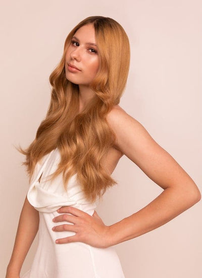 Extensions de cheveux à clip Ultimate Volume 20 pouces  #14 Blond Foncé