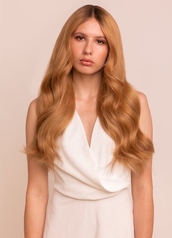 20palcové clip-in prodloužení vlasů Ultimate Volume  #14 Tmavá blond