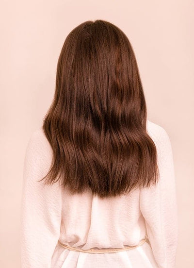 Extensions de cheveux à clip deluxe 16 pouces #2 Brun foncé