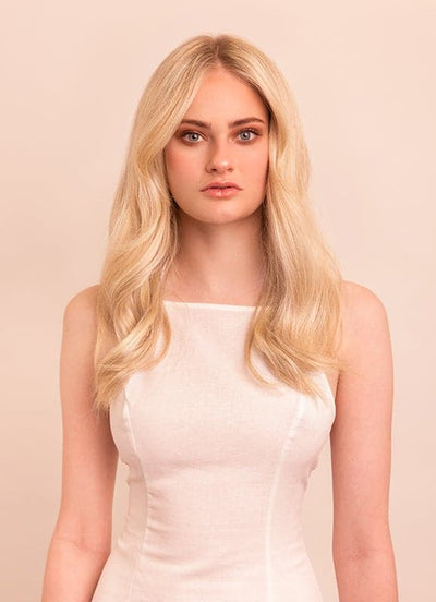 Extensions de cheveux à clip deluxe 16 pouces #60 Blond clair