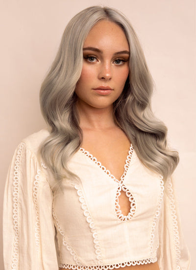 Extensions de cheveux à clip Ultimate Volume 16 pouces Argenté