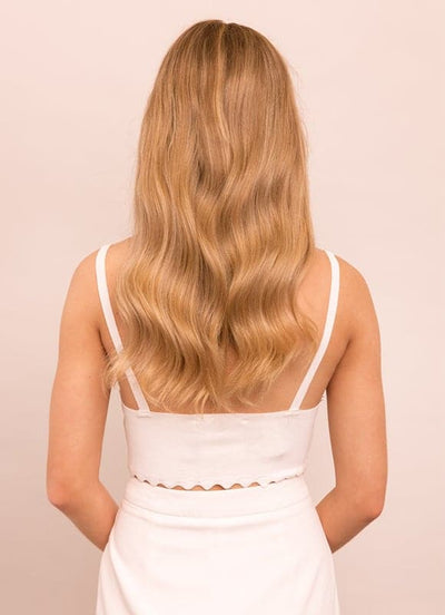 Extensions de cheveux à clip deluxe 16 pouces #16 Blond doré clair