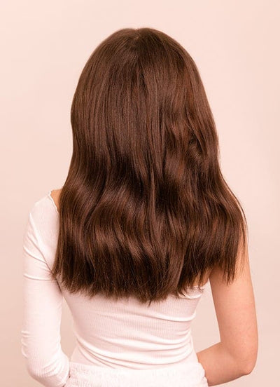 Extensiones de pelo Halo de 16 pulgadas en #2 Castaño Oscuro