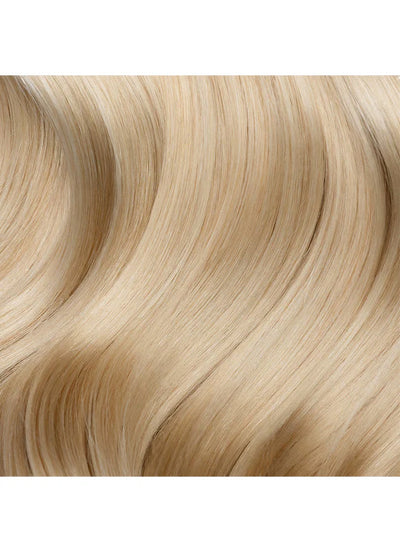 16palcové halo prodloužení vlasů ledová blond