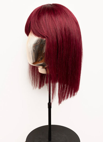 Peluca de cabello humano con encaje frontal de 12 pulgadas #Luna