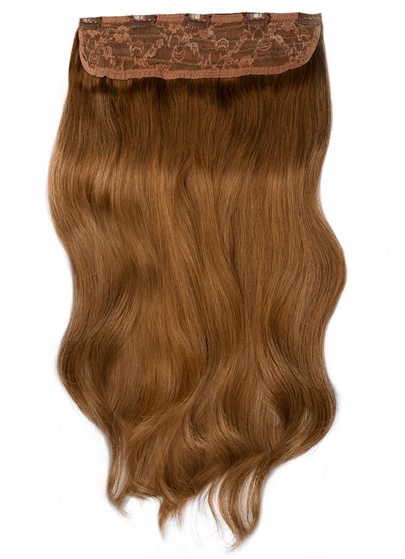 Clip-in One Piece Volumiser – Mittelbraun bis Kastanienbraun Ombré