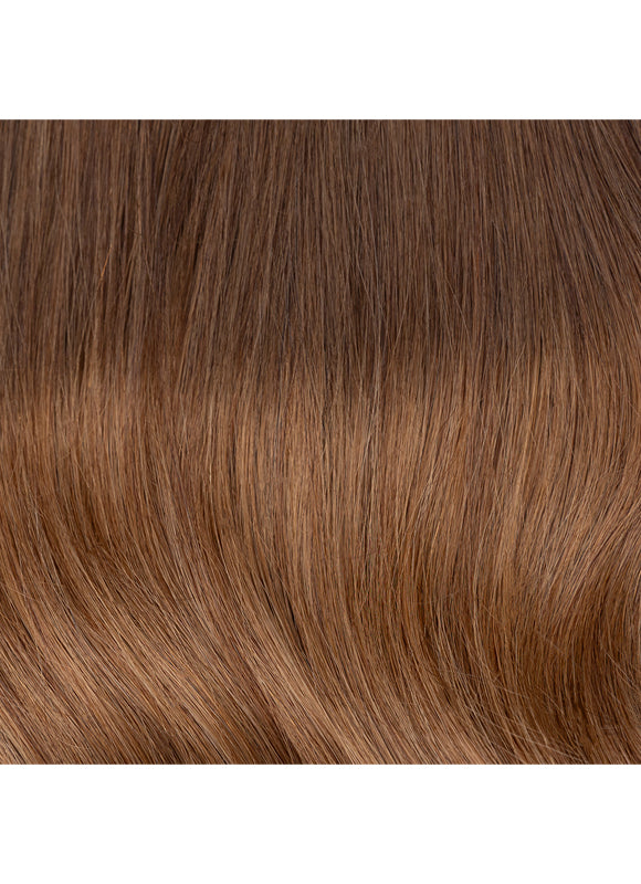 Clip-in One Piece Volumiser – Dunkelbraun bis Hellbraun Ombré