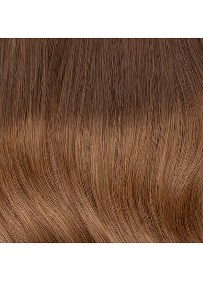 Clip-in One Piece Volumiser – Dunkelbraun bis Hellbraun Ombré