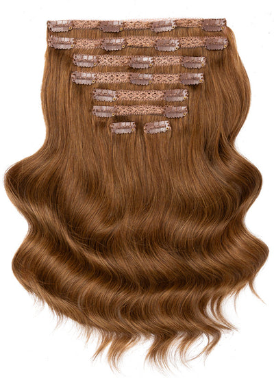 Extensions de cheveux à clipser Ultimate Volume 16 pouces #4 Brun moyen