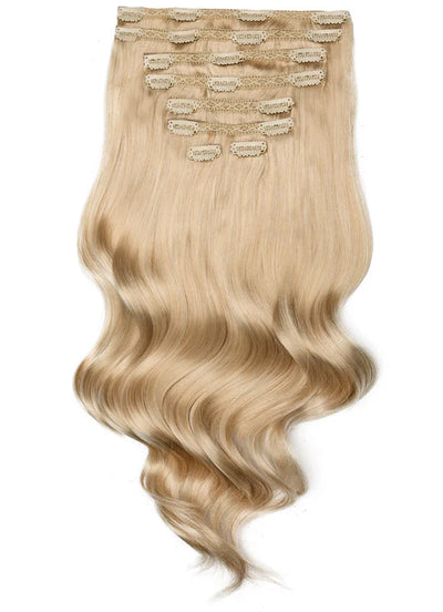 Extensions de cheveux Ultimate Volume à clipser 16 pouces Blond Glacé