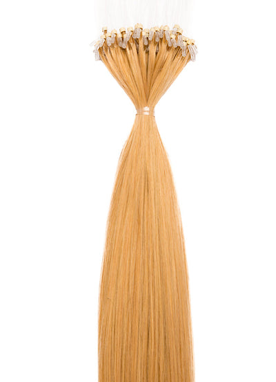 Przedłużenia włosów z mikro pętelką 24 cale #16 Jasny złocisty blond
