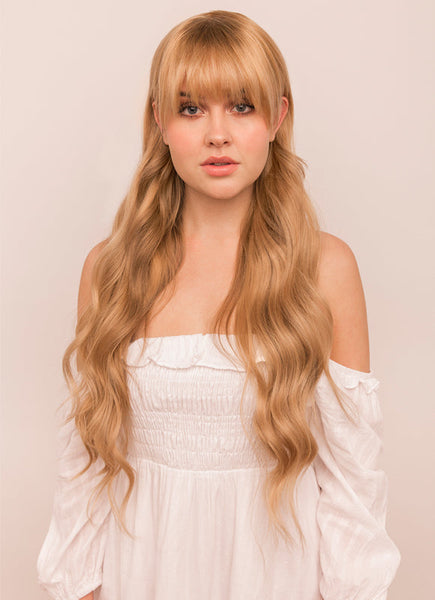 Frange à clipser #18 Blond doré