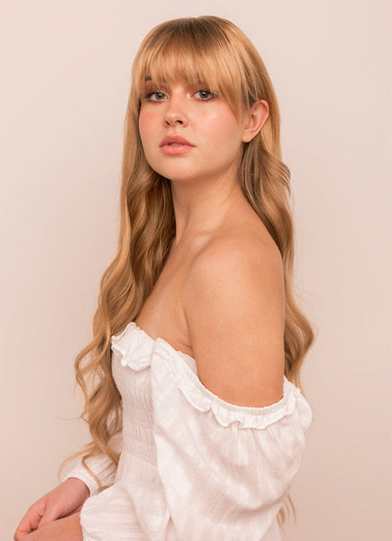 Frange à clipser #18 Blond doré