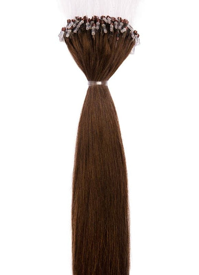 Extensões de Cabelo Micro Loop 20 Polegadas #1C Castanho Mocha