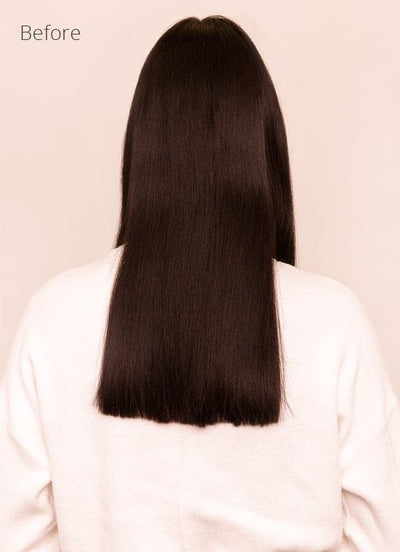 Extensions de cheveux à clip deluxe 20 pouces #1B Noir naturel