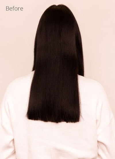 20 Zoll Remy Tape Haarverlängerungen #1B Naturschwarz