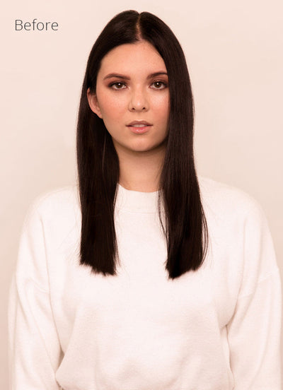 Extensions de cheveux à clip Ultimate Volume 24 pouces en #in 1B Noir Naturel