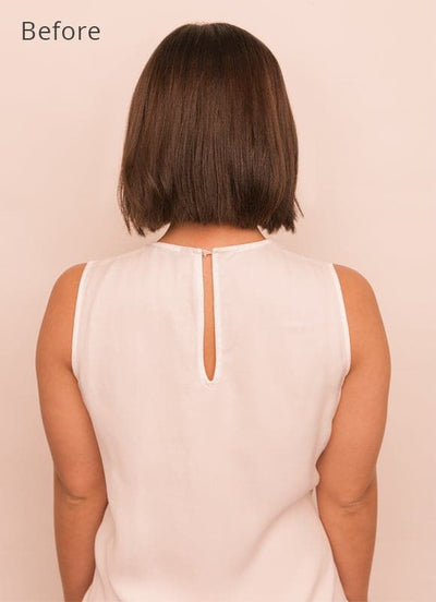 Extensions de cheveux à clip deluxe 16 pouces #1C Brun moka