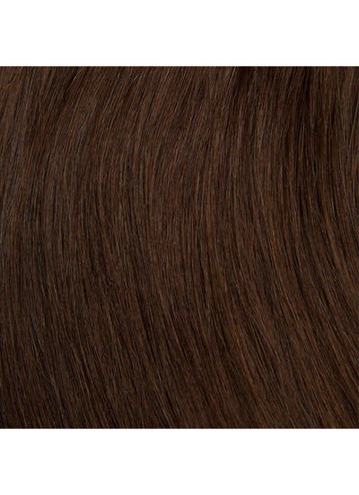 Extensiones de Pelo de 20 Pulgadas con Tramas/Cosido #2 Castaño Oscuro