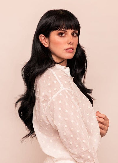 Extensions de cheveux à clip deluxe 20 pouces #1 Noir jais
