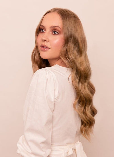 20 palců Bezšvové clip in prodloužení vlasů #18 Zlatá blond