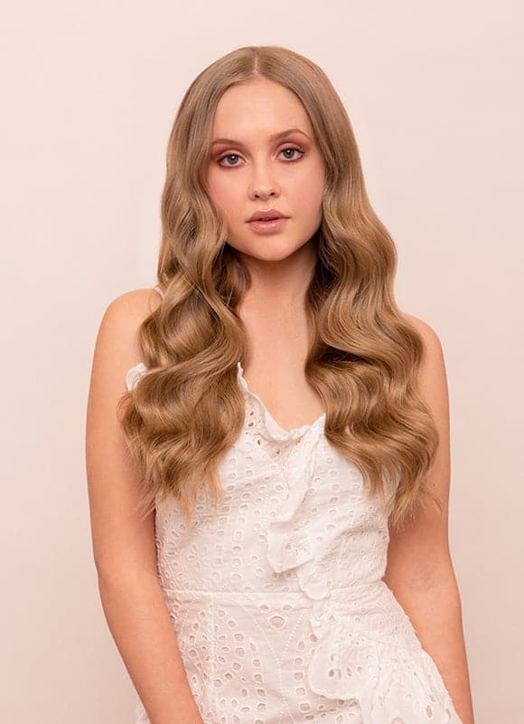 20palcové clip-in prodloužení vlasů Ultimate Volume  #18 Zlatá blond