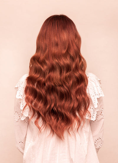 Extensions de cheveux à clip Ultimate Volume 24 pouces  #33 Rouge Auburn Foncé