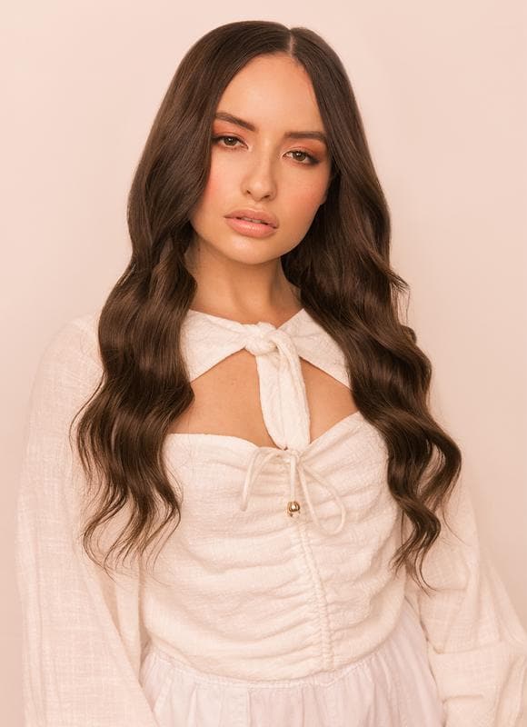 Extensiones de Pelo Micro Loop de 20 Pulgadas #1C Marrón Moca
