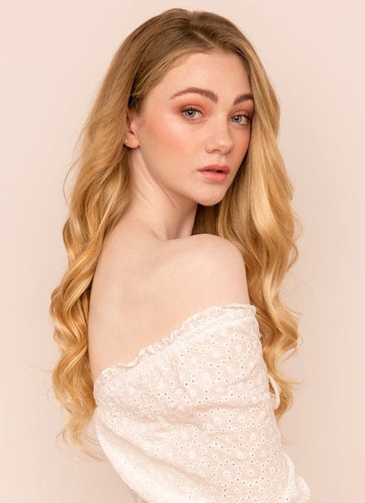 Extensions de cheveux à clips Volume ultime 20 pouces en Balayage brun clair et blond