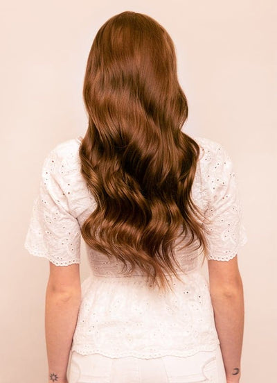 Extensions de cheveux à clip deluxe 20 pouces #4 Brun moyen