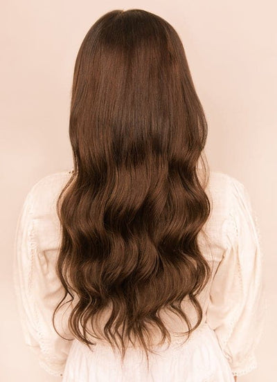 Extensions de cheveux à clip deluxe 20 pouces #1C Brun moka