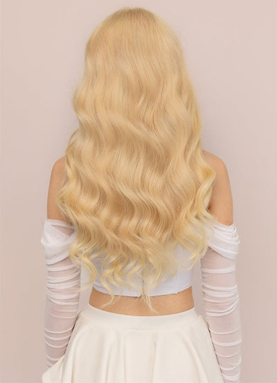 Extensions de cheveux Deluxe à clipser 20 pouces #613 Blond décoloré