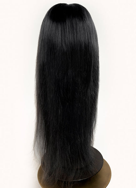 Perruque en cheveux humains avec front en dentelle 24 pouces #Aria