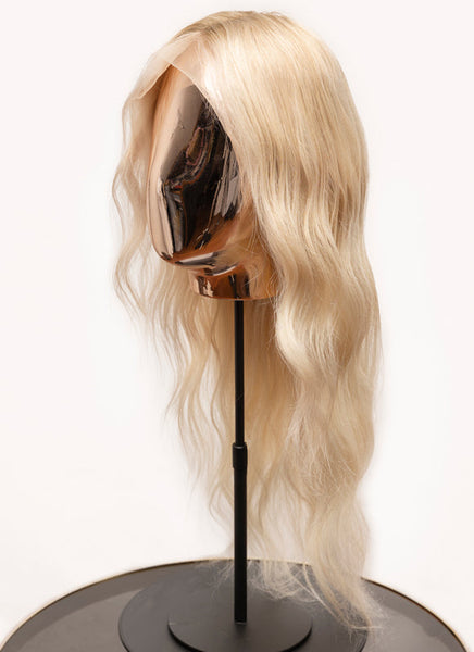 Perruque en cheveux humains avec front en dentelle 20 pouces #Amelia