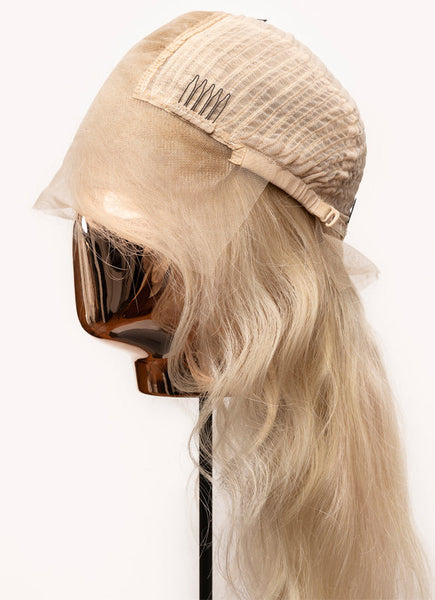 Perruque en cheveux humains avec front en dentelle 20 pouces #Amelia