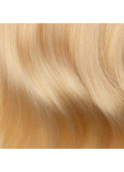 20-calowe przedłużenia włosów z mikro pętelką #613 rozjaśniony blond