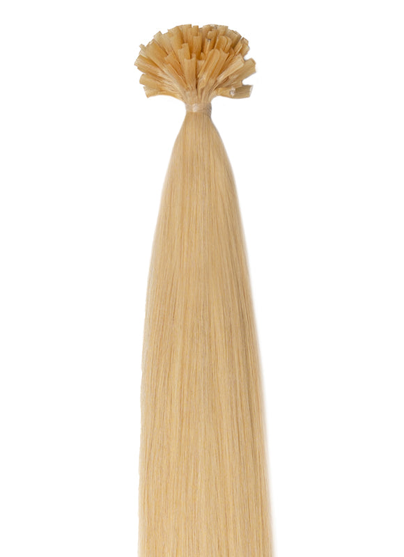 20 palců Keratinové spojení/ Fusion prodloužení vlasů Nehet/ U-Tip #613 Vybělená blond