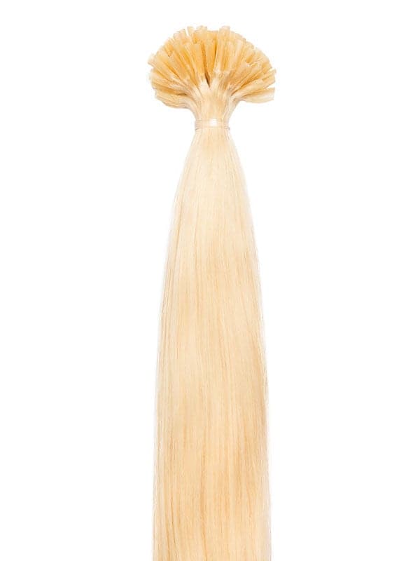 Keratinové prodlužování vlasů 20 palců Bond/Fusion Nehet/U-Tip #60 Světle blond