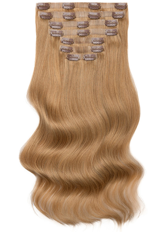 20 palců Bezšvové clip in prodloužení vlasů #18 Zlatá blond