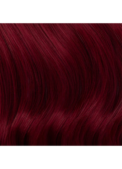 Extensiones de cabello con micro anillas/punta en I de 20 pulgadas #Borgoña