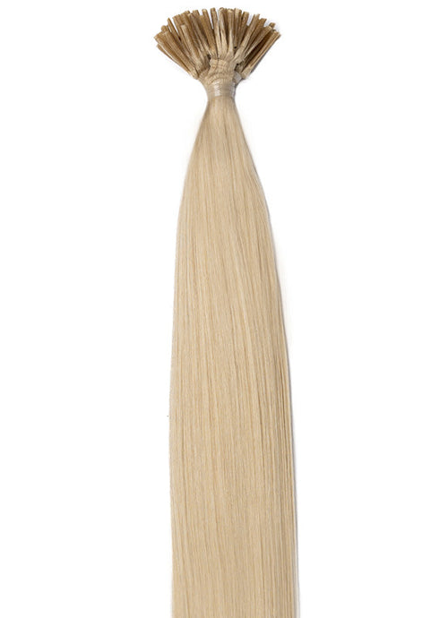 20 palců Micro Bead Stick/ I-Tip prodloužení vlasů #Světle šedá