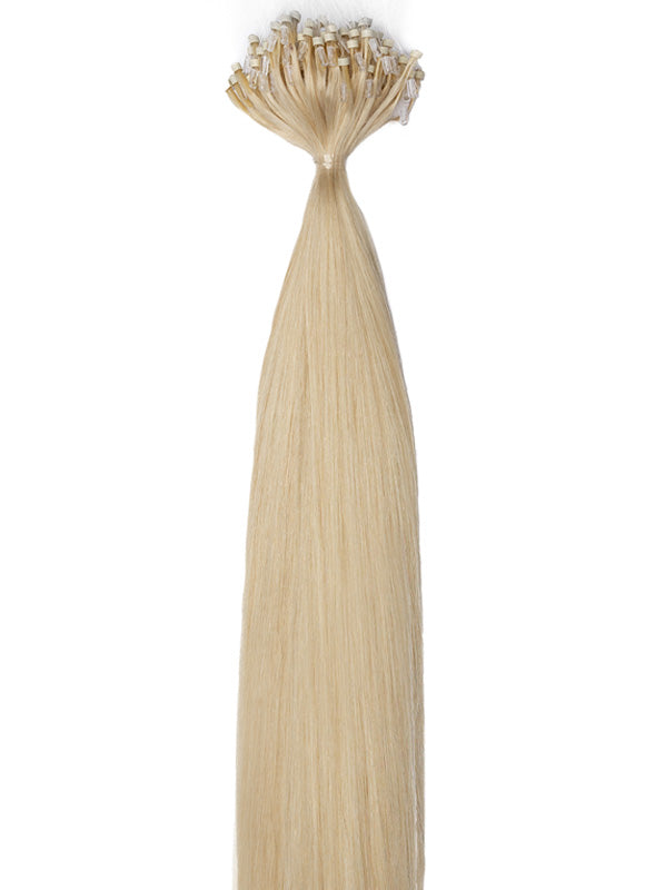 Extensiones de Cabello Micro Loop de 20 Pulgadas #60W Rubio Platino