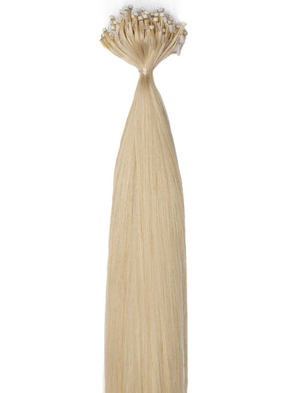 20 palců Micro Loop prodloužení vlasů #60W Platinová blond
