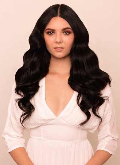 Extensions de cheveux à clip Ultimate Volume 20 pouces en #in 1B Noir Naturel