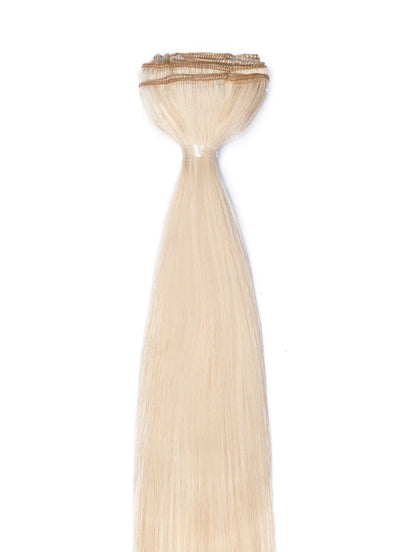 Prodlužování vlasů 20 palců Weave/Weft #60 Světle blond