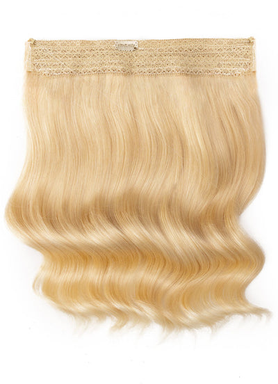 Extensions de cheveux halo 22 pouces en #60 Blond clair