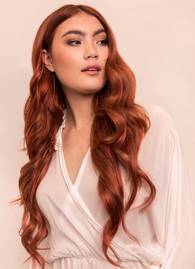 Extensions de cheveux à clip Ultimate Volume 24 pouces  #33 Rouge Auburn Foncé