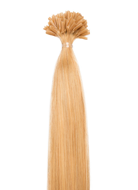 Keratinové prodlužování vlasů 24 palců Bond/Fusion Nehet/U-Tip #16 Světle zlatá blond